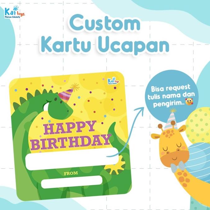 Jual Custom Kartu Ucapan / Birthday Card Tulis Tangan Pilih Tema ...