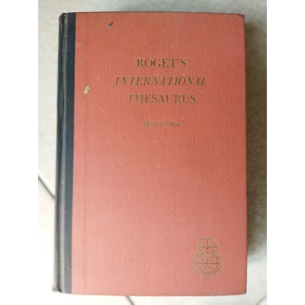 Jual Buku Jadul/Lawas/Vintage ROGET'S INTERNATIONAL THESAURUS 3rd Edition Shopee Indonesia