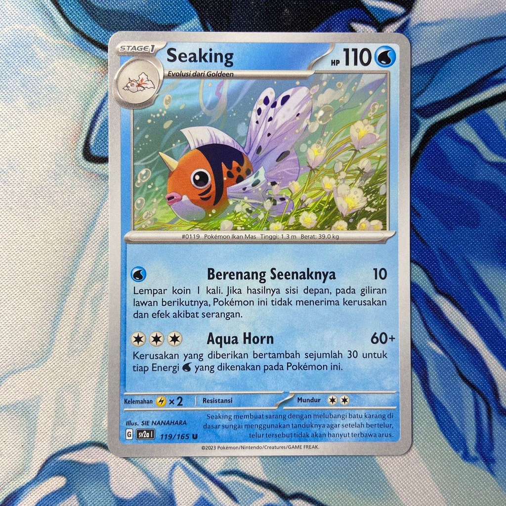 Jual pokemon Indonesia seaking SV2a U original | Shopee Indonesia