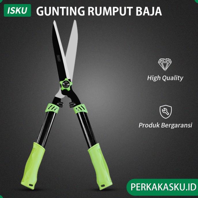 Jual ISKU Gunting Rumput Baja Gunting Pemotong Pohon Tanaman Taman ...