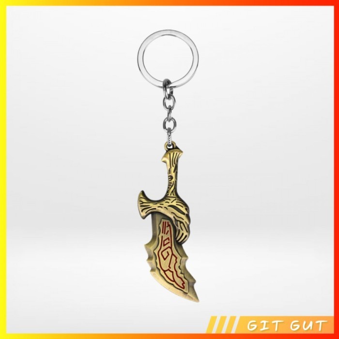 Jual Keychain Gantungan Kunci God Of War Kratos Axe Blade Murah