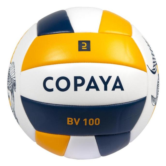 Jual Decathlon Copaya Beach Volleyball Bvbs100 - Blue/Yellow - 8549564 ...