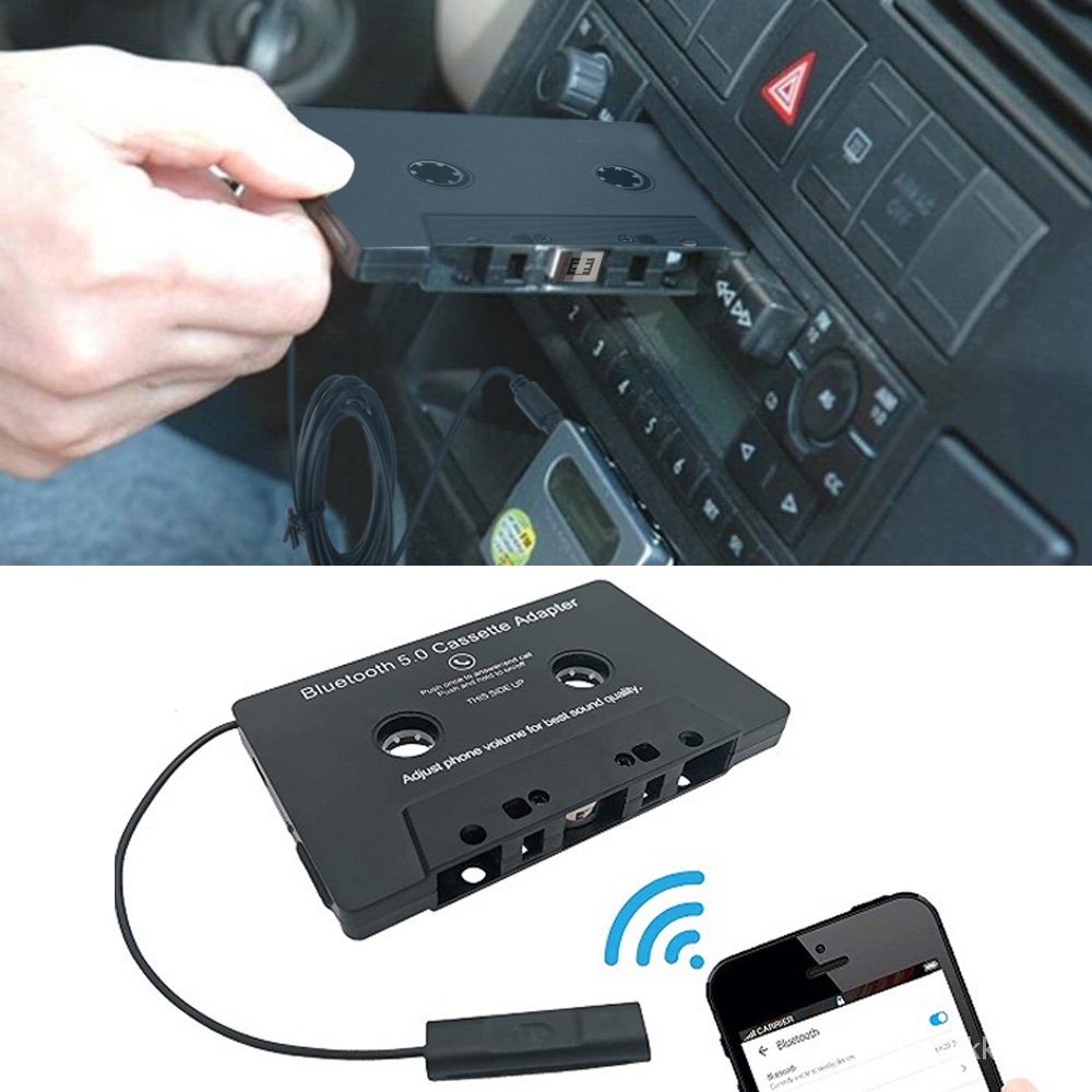 ZHITING Adattatore Cassetta Bluetooth 5.0 Per Auto: Vivavoce, Microfono E Batteria Ricaricabile - 5