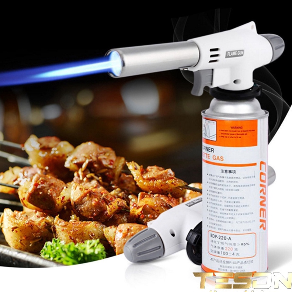 Jual Kepala Gas Torch [B] Portable Korek Api Las BBQ Fire Blow Flame ...