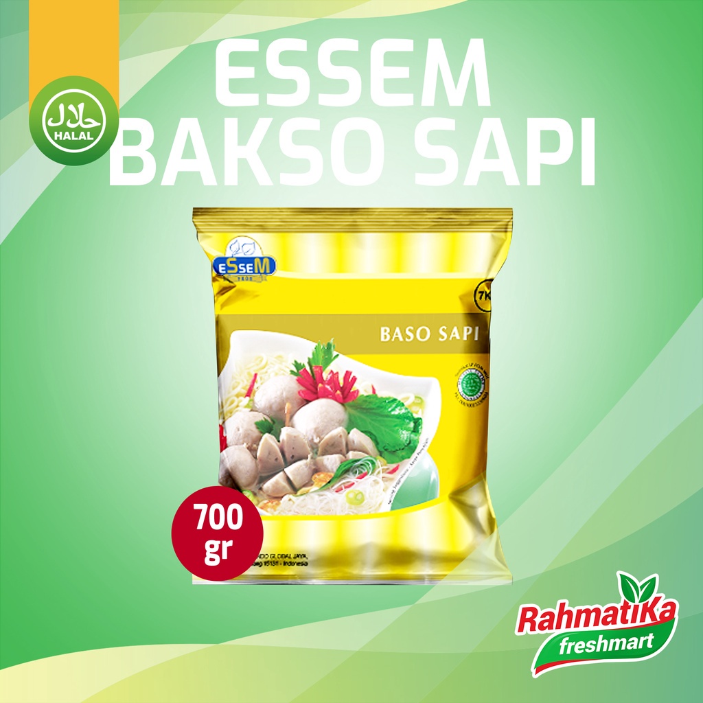 Jual Essem Bakso Sapi Baso Sapi Kuning 700 Gr Frozen Food Shopee