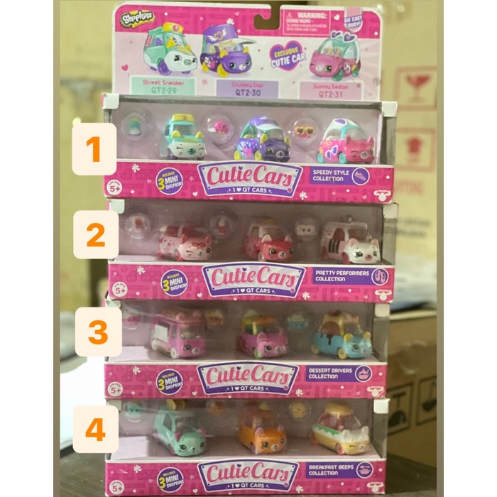 Jual Terlaris Shopkins Cutie Cars Pack Collections Die Cast