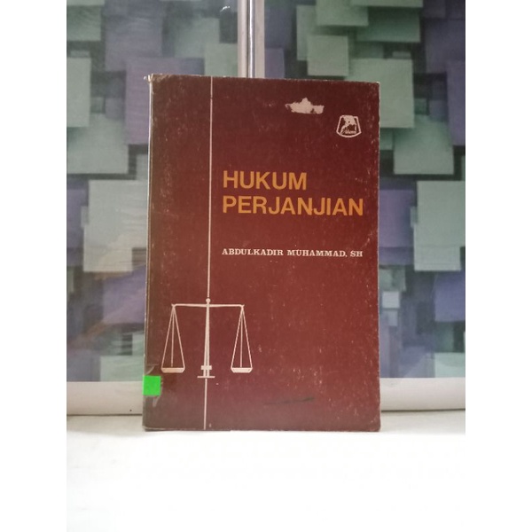 Jual Hukum Perjanjian Abdulkadir Muhammad Sh Shopee Indonesia