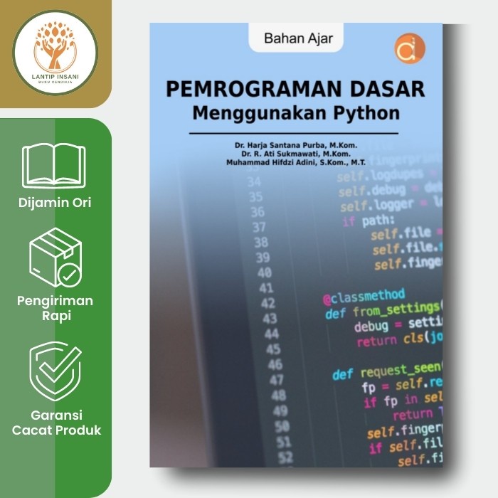 Jual Buku Pemrograman Dasar Menggunakan Python Shopee Indonesia