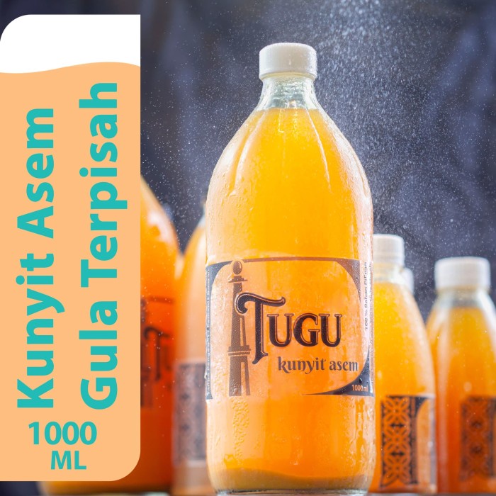 Jual Tugu Jamu Kunyit Asem Gula Terpisah Kemasan Botol Kaca Ml Shopee Indonesia