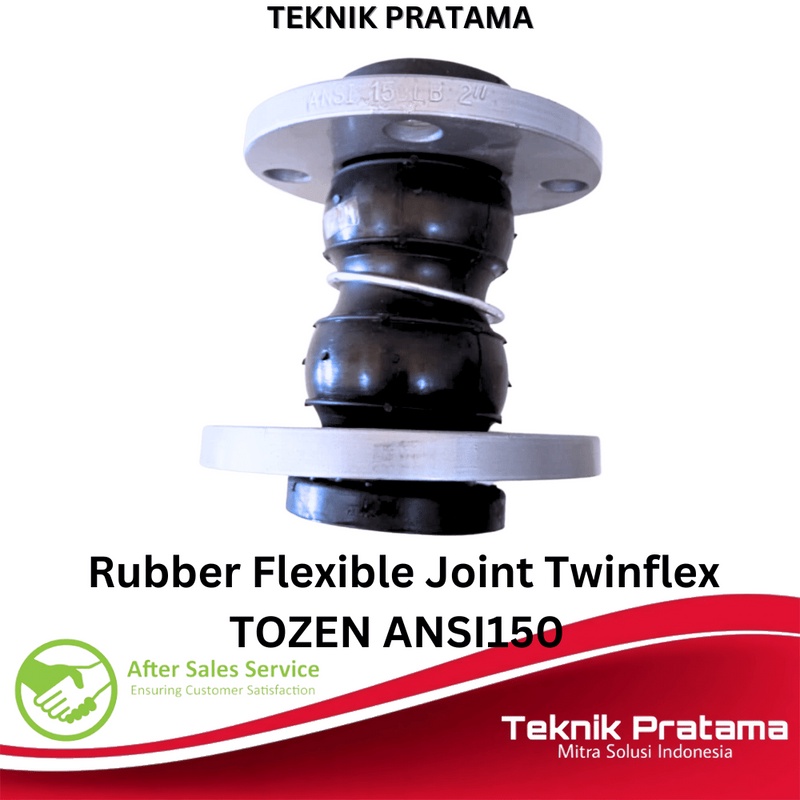 Jual 5" Rubber Flexible Joint TOZEN Twinflex ANSI 150 Size 5 Inch