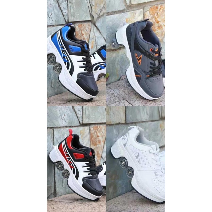Jual NEW ! Sepatu Roda Casual Skate / Kick Roller Shoes Impor Viral ...
