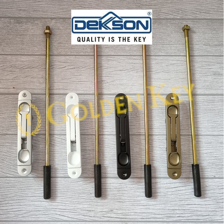 Jual Flush Bolt Dekkson FB 508 Grendel Slot Kunci Pintu Swing Aluminium