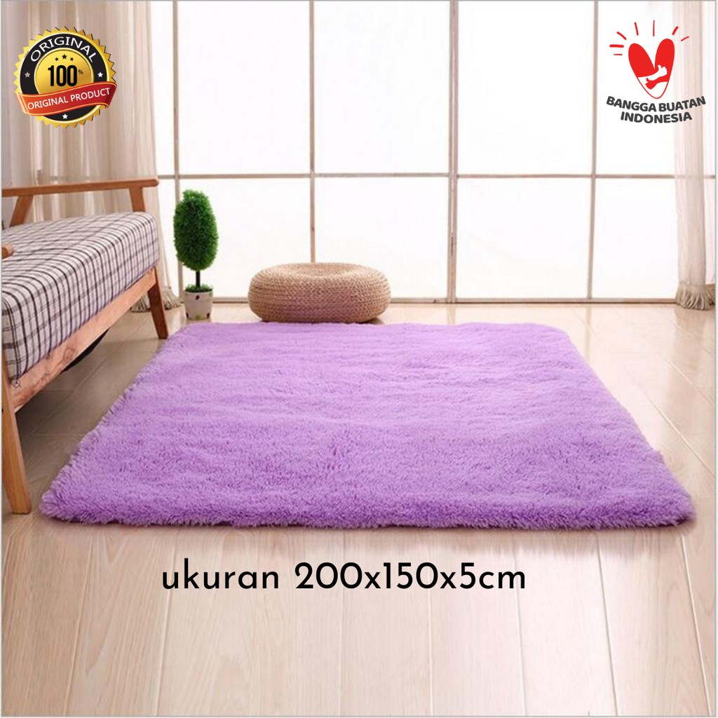 Jual Kasur bulu rasfur ukuran 200x160x3cm karpet lantai lembut premium ...