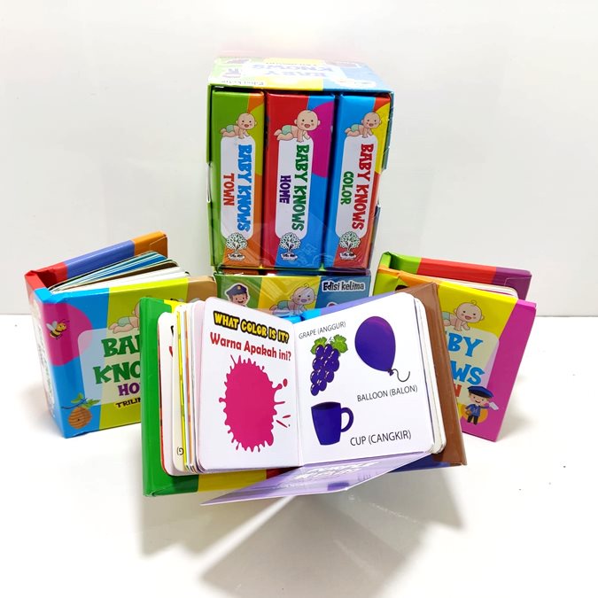 Jual Pop Up Book Buku Pop Up Anak Paket 3 Buku Flip Flap Baby Knows ...