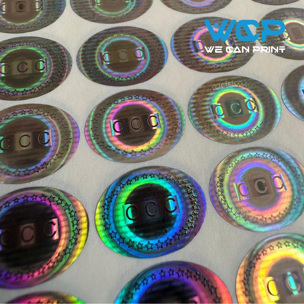 Jual Sticker Hologram CCC Oval / Sticker Segel Hologram 18x14 mm isi 99 ...