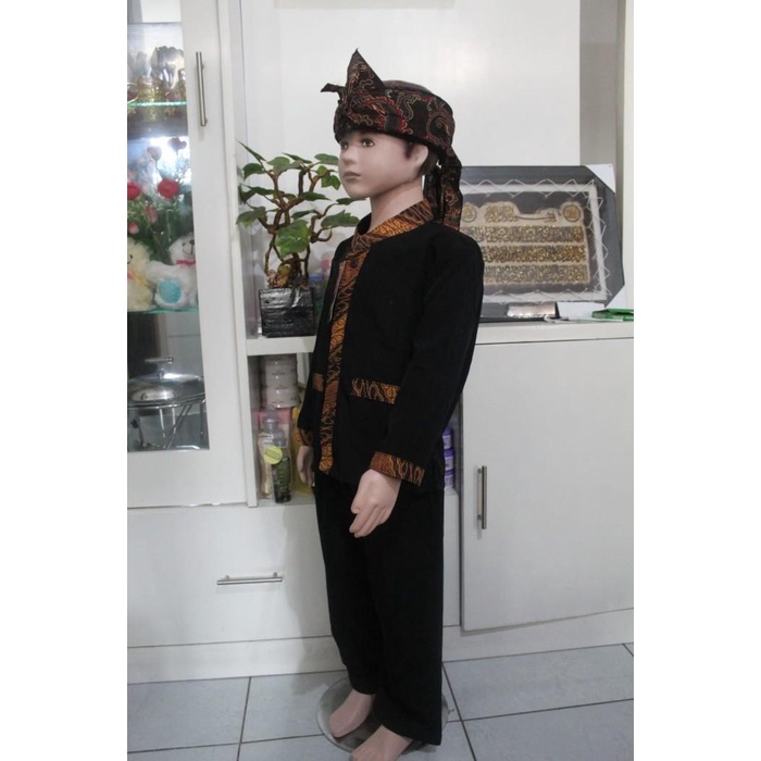Jual Stelan Baju Celana Pangsi Silat Tradisional Sunda Jawa Adat Anak 1 ...