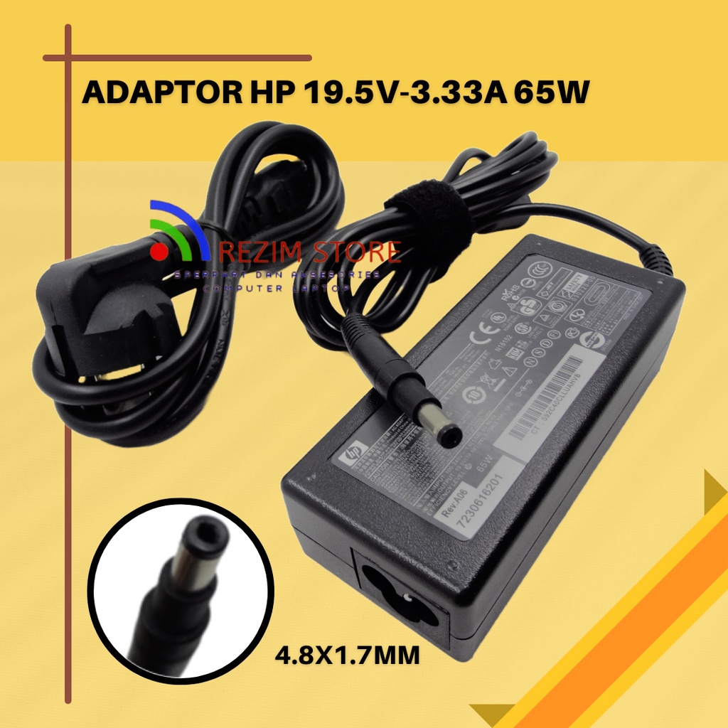 Chargeur Secteur Neuf 19.5V 3.33A Pour HP COMPAQ Pavilion Sleekbook 14-B107 - Adaptateur Alimentation DNX