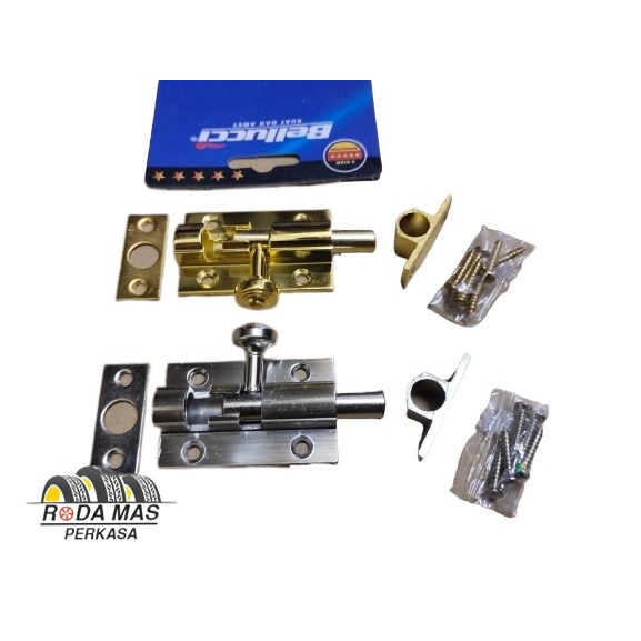 Jual GRENDEL SLOT KUNCI GERENDEL BULAT GRENDEL BAGUS BELLUCCI 2 INCH ...