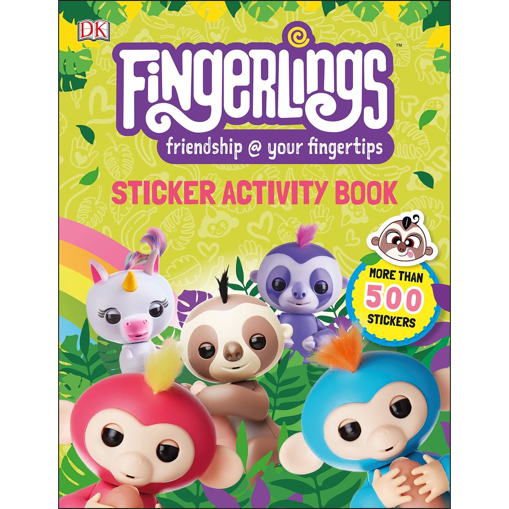 Jual IMPORT BOOK FINGERLINGS STICKER ACTIVITY BOOK (SSB) | Shopee Indonesia