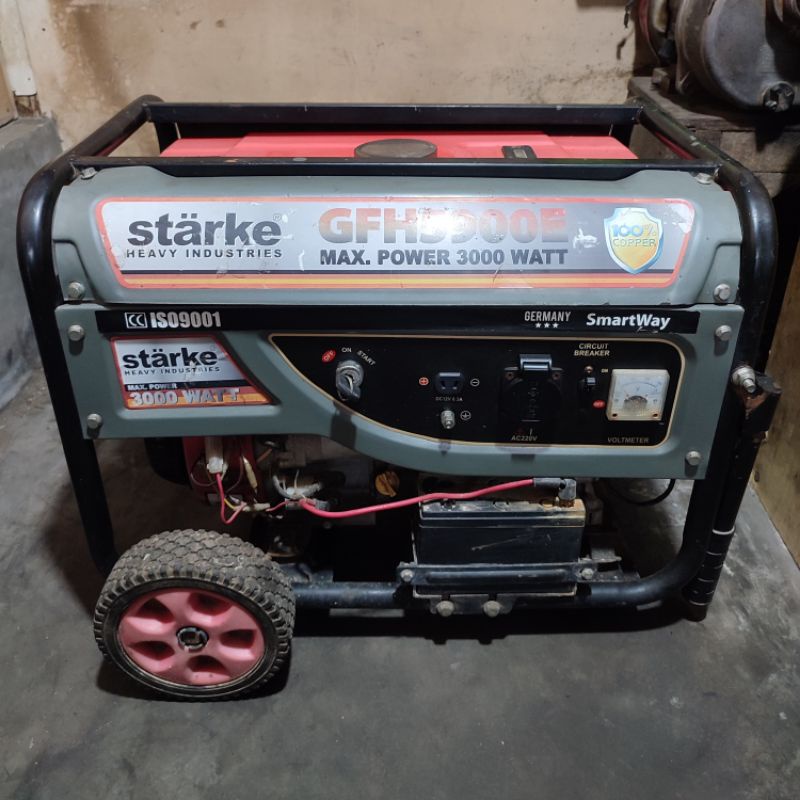 Jual Mesin Genset Starke Gfh E Watt Starter Original Shopee Indonesia