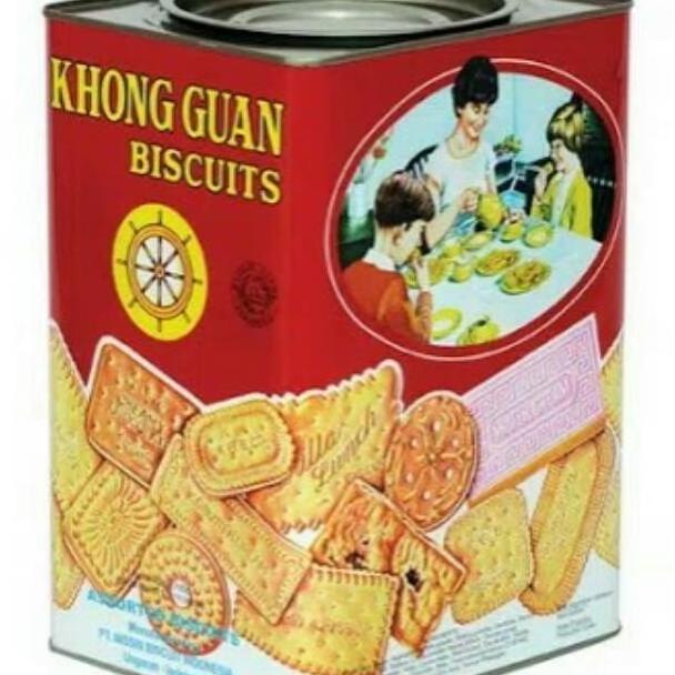 Jual Kue Kaleng Biskuit Khong Guan Kaleng Kotak Gr Kue Kaleng