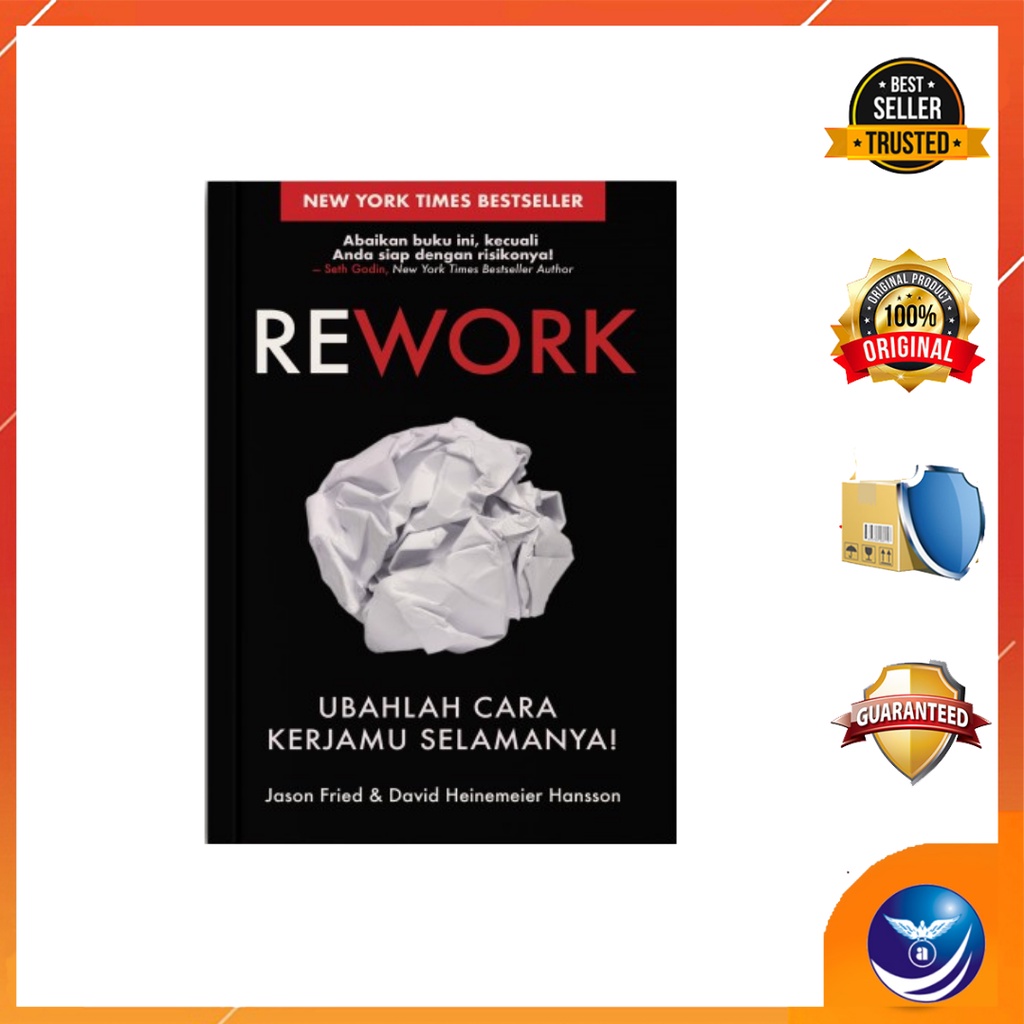 Jual Buku REWORK (UBAHLAH CARA KERJAMU SELAMANYA) | Shopee Indonesia