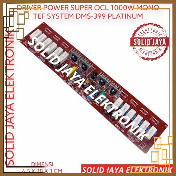 Jual Kit Driver Power Amplifier Super Ocl Socl W Mono Platinum Asli Sje Shopee Indonesia