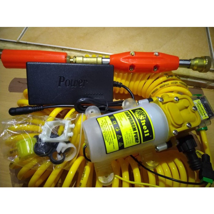 Jual POMPA PENGUAT PAKET POMPA SHELL PAKAI ADAPTOR POWER DAN SELANG ...