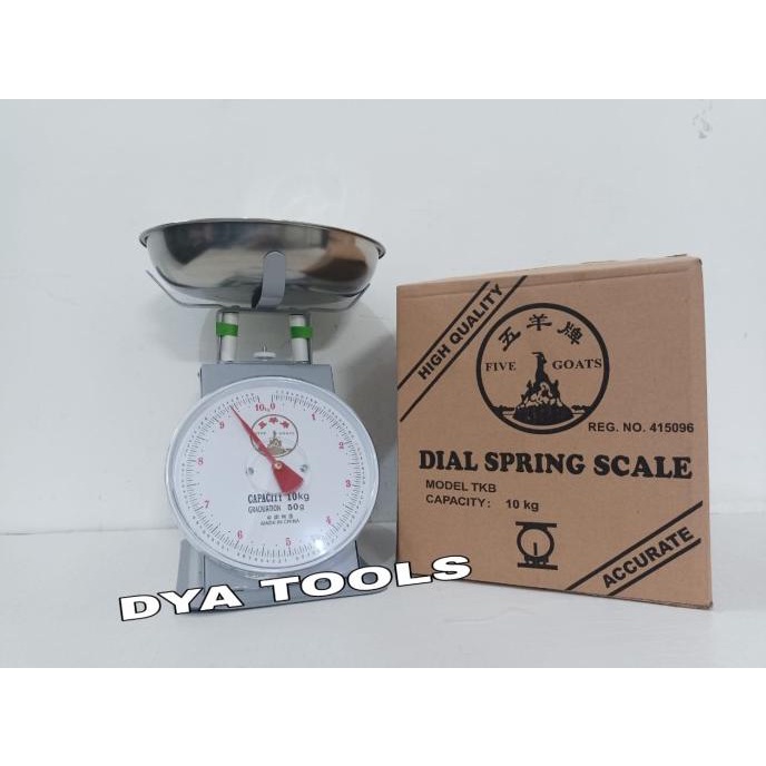Jual Timbangan Duduk 10 kg Five Goat/ Timbangan Kambing/ Timbangan Buah