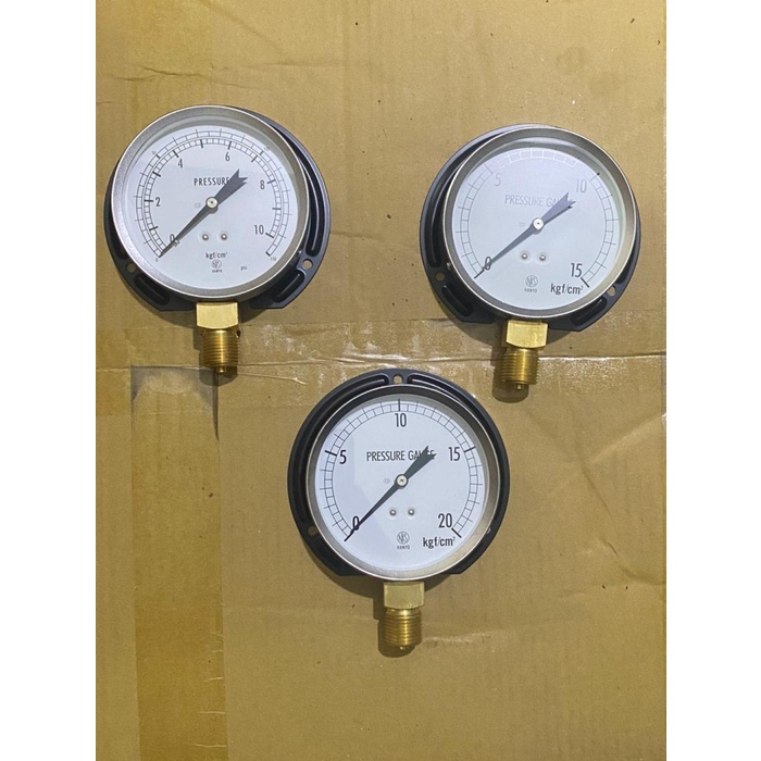Jual Pressure Gauge Nagano 10 Bar / Presure Gauge 10 Kg / Nagano 10 Kg