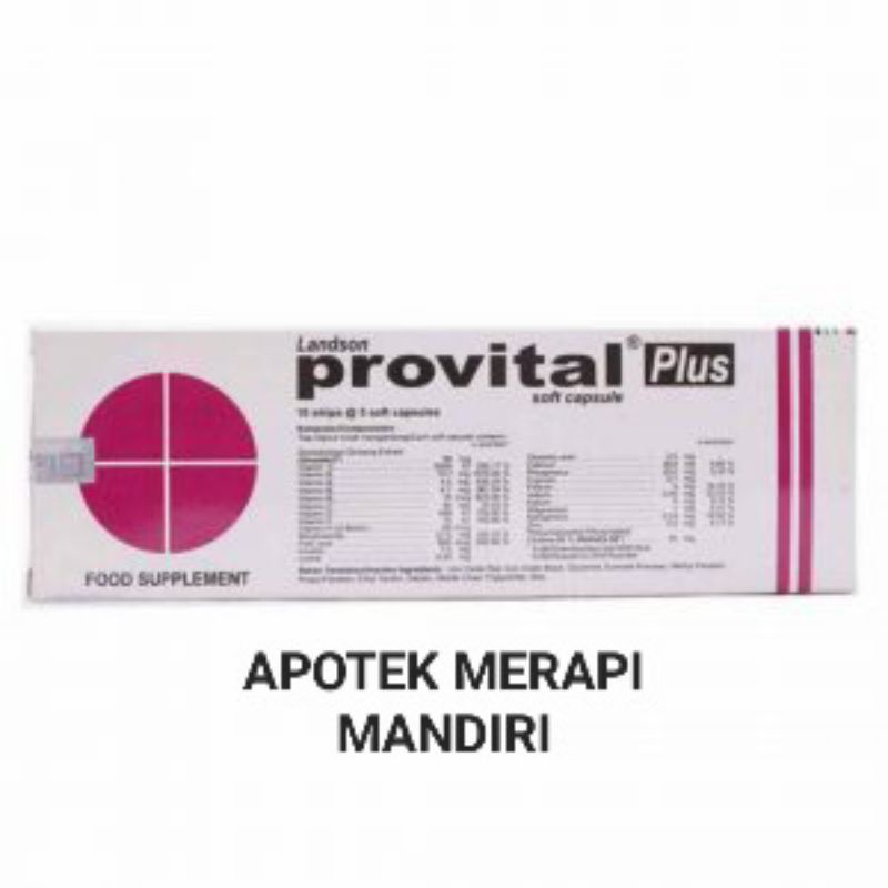 Jual provital plus @box isi 10 strip | Shopee Indonesia