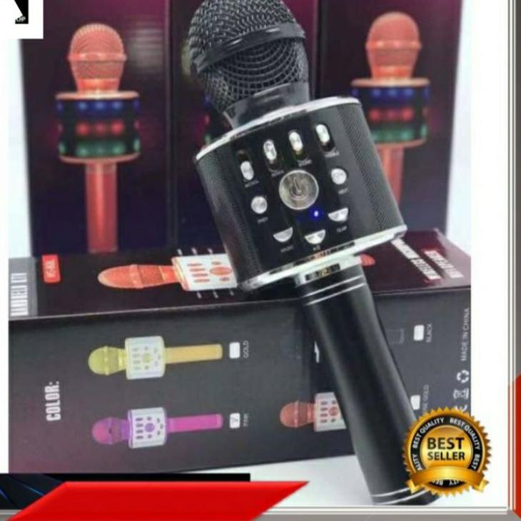 Jual Pembayaran Mic karaoke wireless microphone bluetooth Free ...