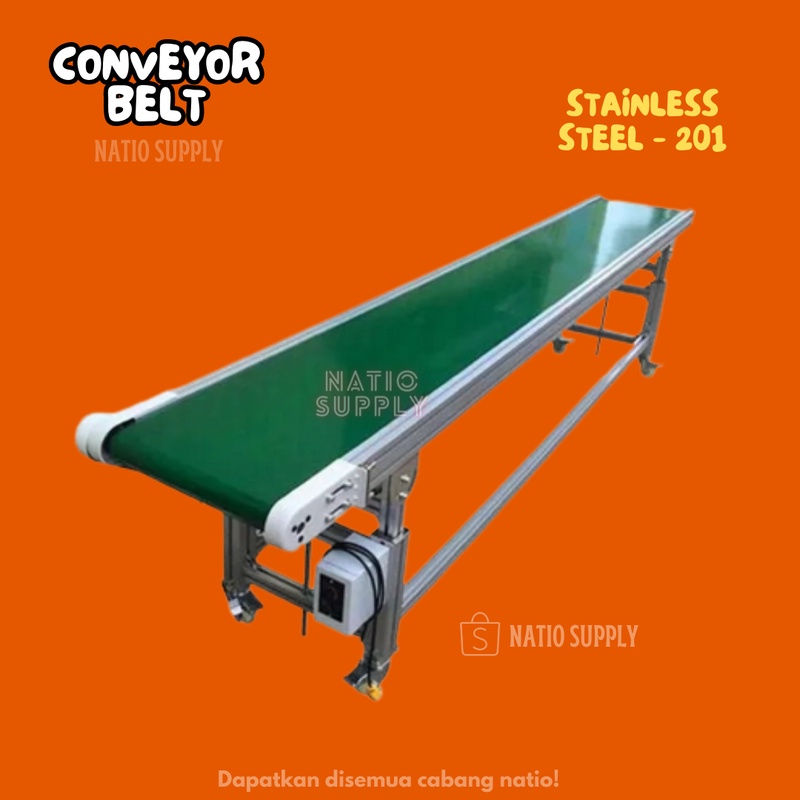 Jual Conveyor belt Stainless Lebar 20cm Shopee Indonesia