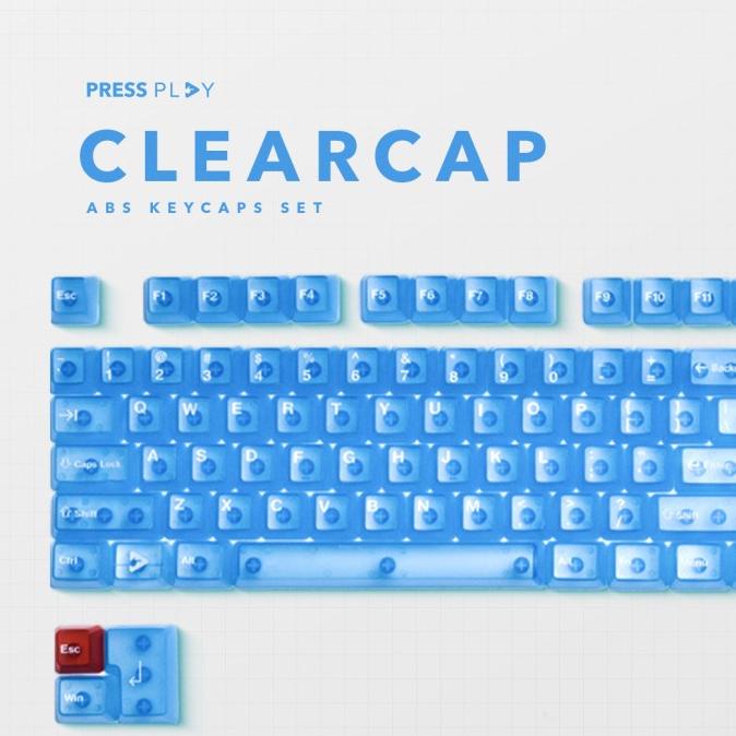 Jual ClearCaps Semi Transparent Keycaps by Press Play | Shopee Indonesia