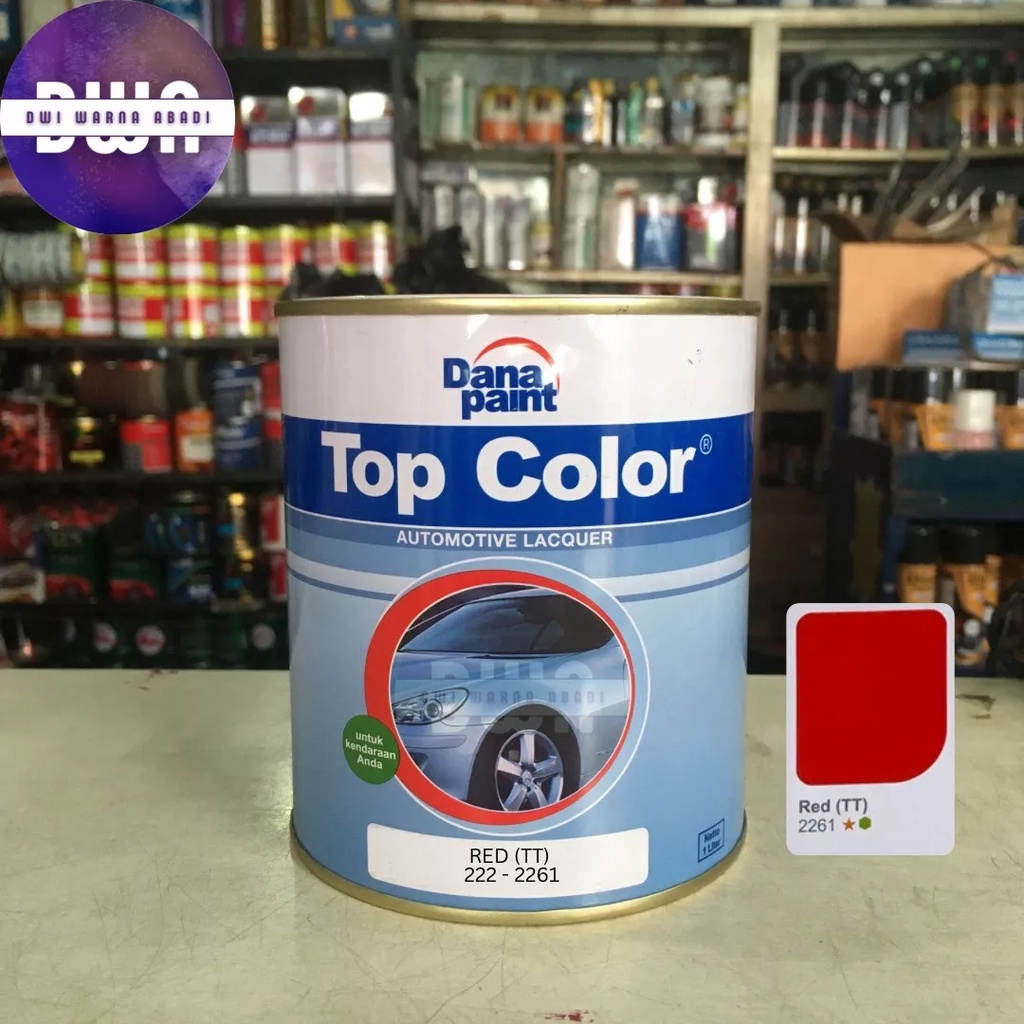 Jual Cat NC Red TT 2261 Top Color 1KG | Shopee Indonesia