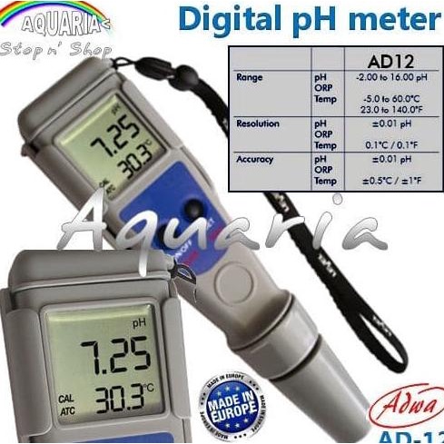 Jual Adwa AD12 Alat Pengukur pH Meter Digital | Shopee Indonesia
