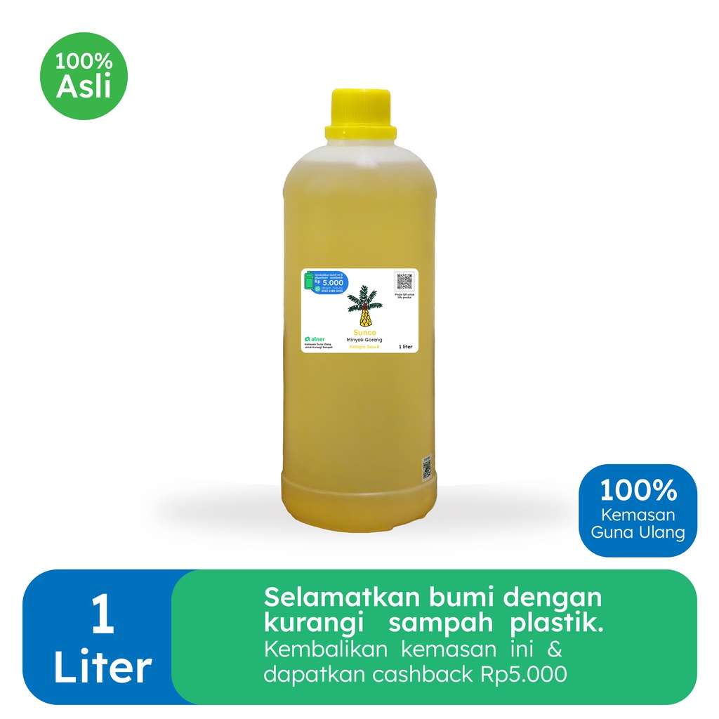 Jual Sunco Minyak Goreng Kelapa Sawit Liter Shopee Indonesia