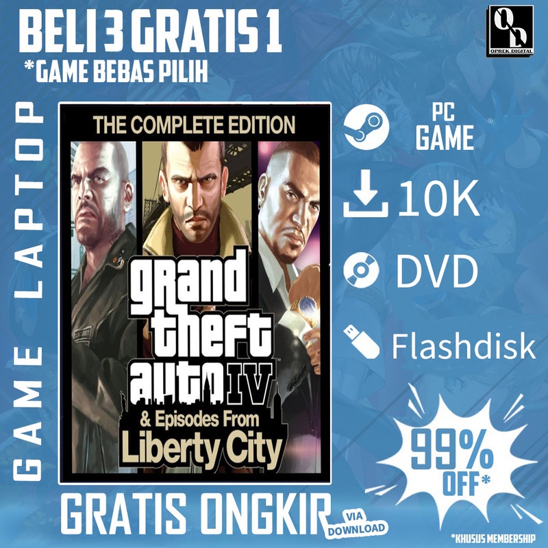 Jual Grand Theft Auto IV Complete Edition - Link Download Otomatis ...