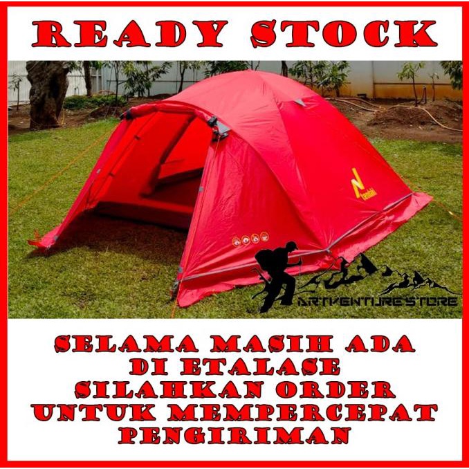 Jual Tenda Great Outdoor Java 4 Light ( Merah ) | Shopee Indonesia