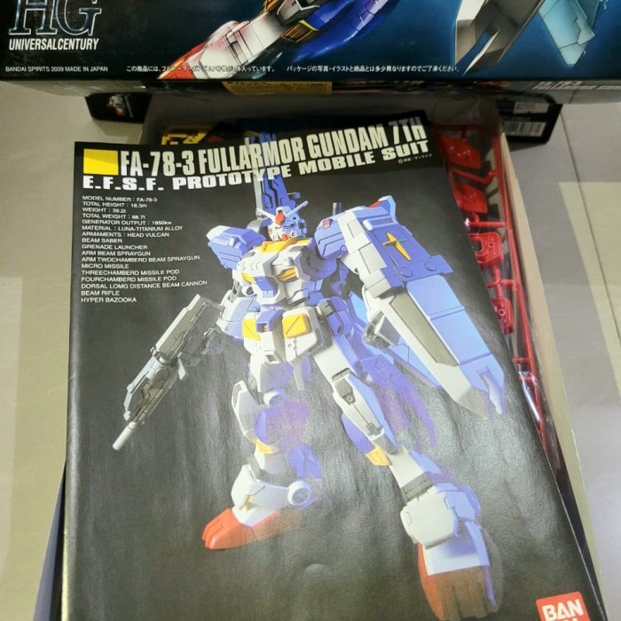 Jual Promo!!! Gundam Hguc Fa-78-3 Full Armor Gundam 7Th Bandai Terbaru ...