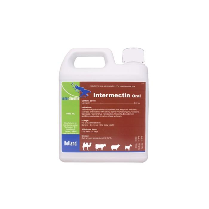 Jual Intermectin Oral 1l-Obat Cacing & Gatal Hewan Ternak | Shopee ...
