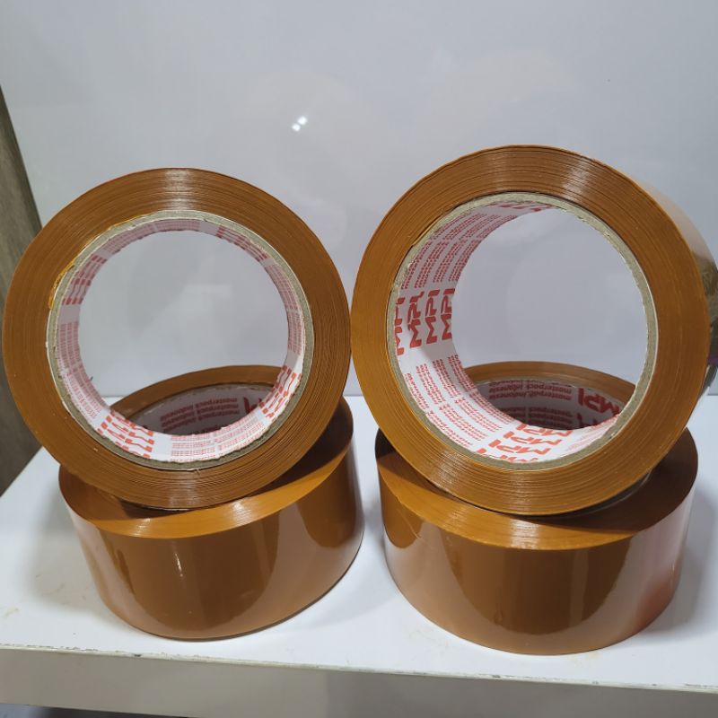 Jual Lakban Coklat - Lakban Bening 45mm x 100 Yard TEBAL & LEM Lengket ...