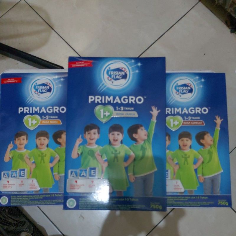 Jual Primagro 1+,3+750gr rasa vanila,madu,coklat exp 2026 kemasan hanya ...
