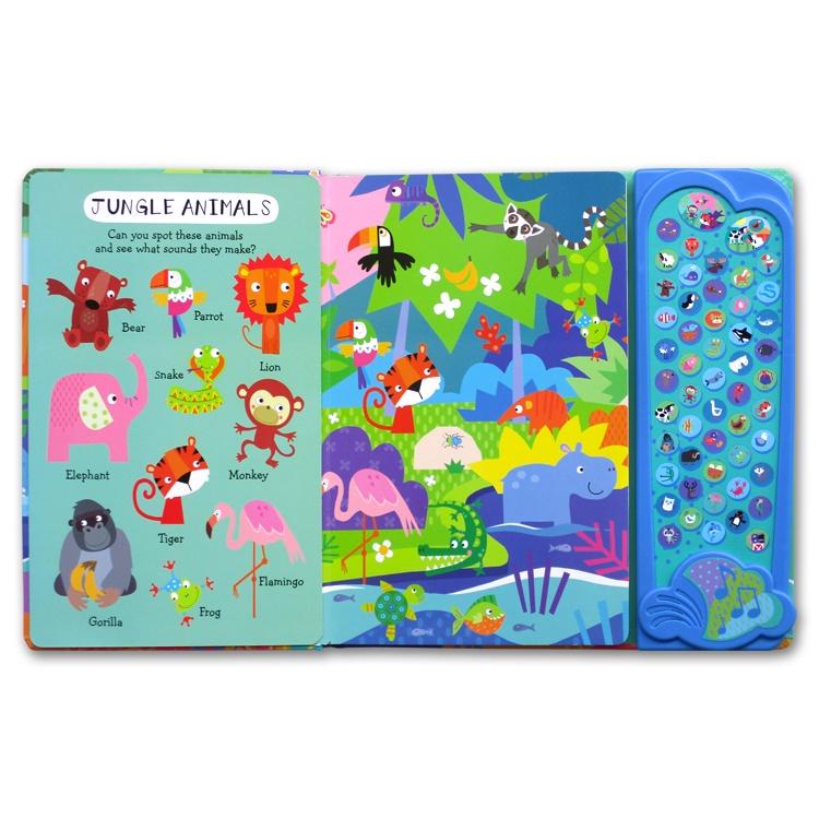 Jual [NPP] ANIMALS My First Look and Find Sound Books with 50 fun ...