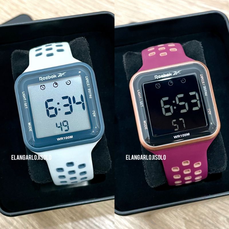 Jual JAM TANGAN UNISEX REEBOK RV-SQG-G9 & RV-SQE-U9 RUBBER ORIGINAL ...