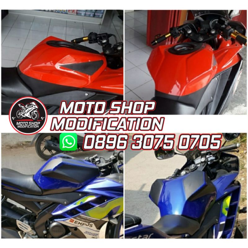 Jual Cover Kondom Tangki Model CBR250RR PNP Yamaha R15 OLD V1 V2 2014