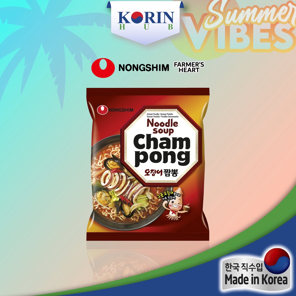 Jual Nongshim Champong (Cumi - Cumi) 124g Made In Korea | Shopee Indonesia