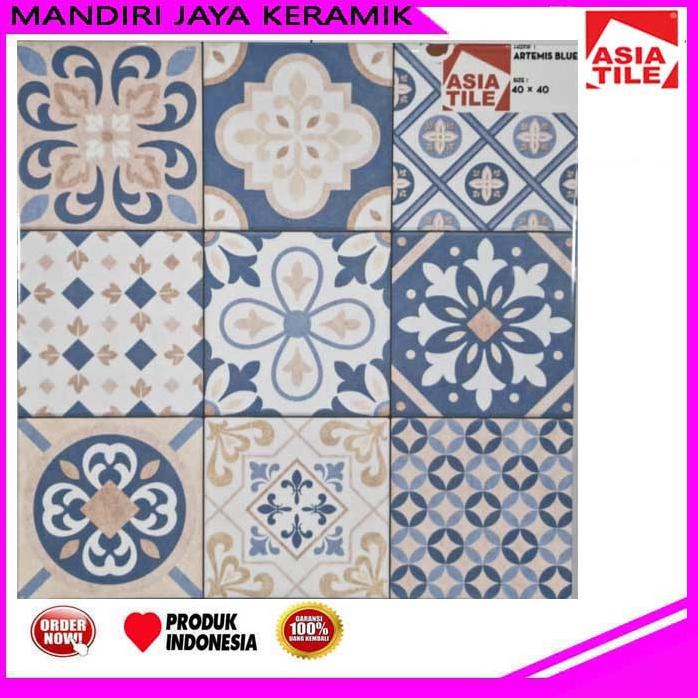 Jual Keramik Lantai Asia Tile Artemis Series 40x40 Cm Kw1 Shopee