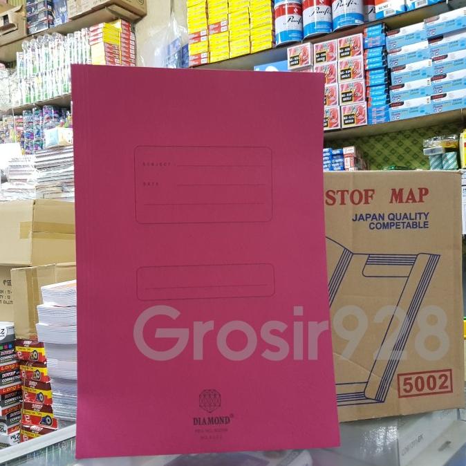 Jual Stopmap / Map Folder Folio Diamond 500 Merah (isi 50 lembar ...