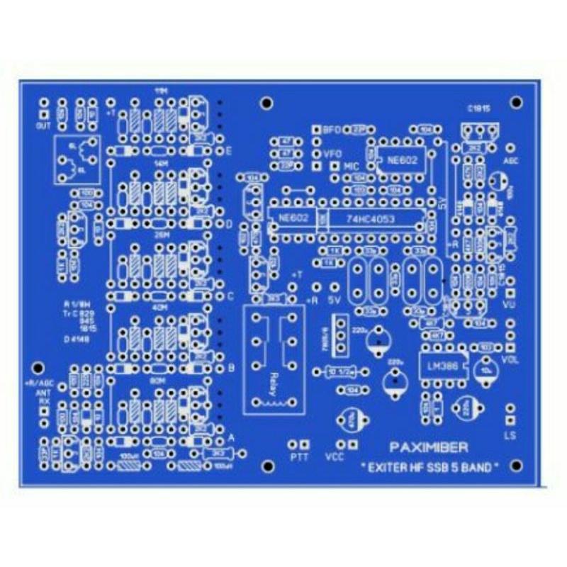Jual PCB Radio HF SSB Paximiber 5 Band (9x11cm) | Shopee Indonesia